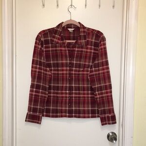 Christopher & Banks Cotton long sleeve button up